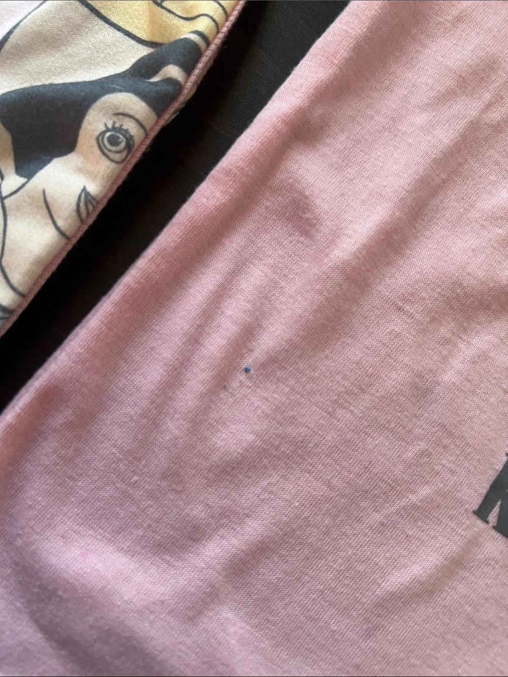 Disney pajamas Pink Princess Graphic Tee & shorts